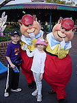 Abby and Josiah with the Tweedles.