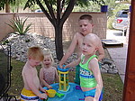 Water fun in our Tucson backyard