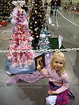 Elizabeth by the Pink Teddy Bear tree