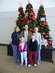 All of us at the Festival of Trees entrance